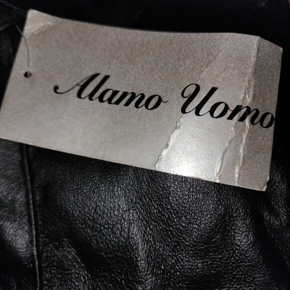 ALAMO UOMO. NWT WOMENS SIZE MEDIUM 100% LEATHER JACKET COAT - Picture 8 of 8